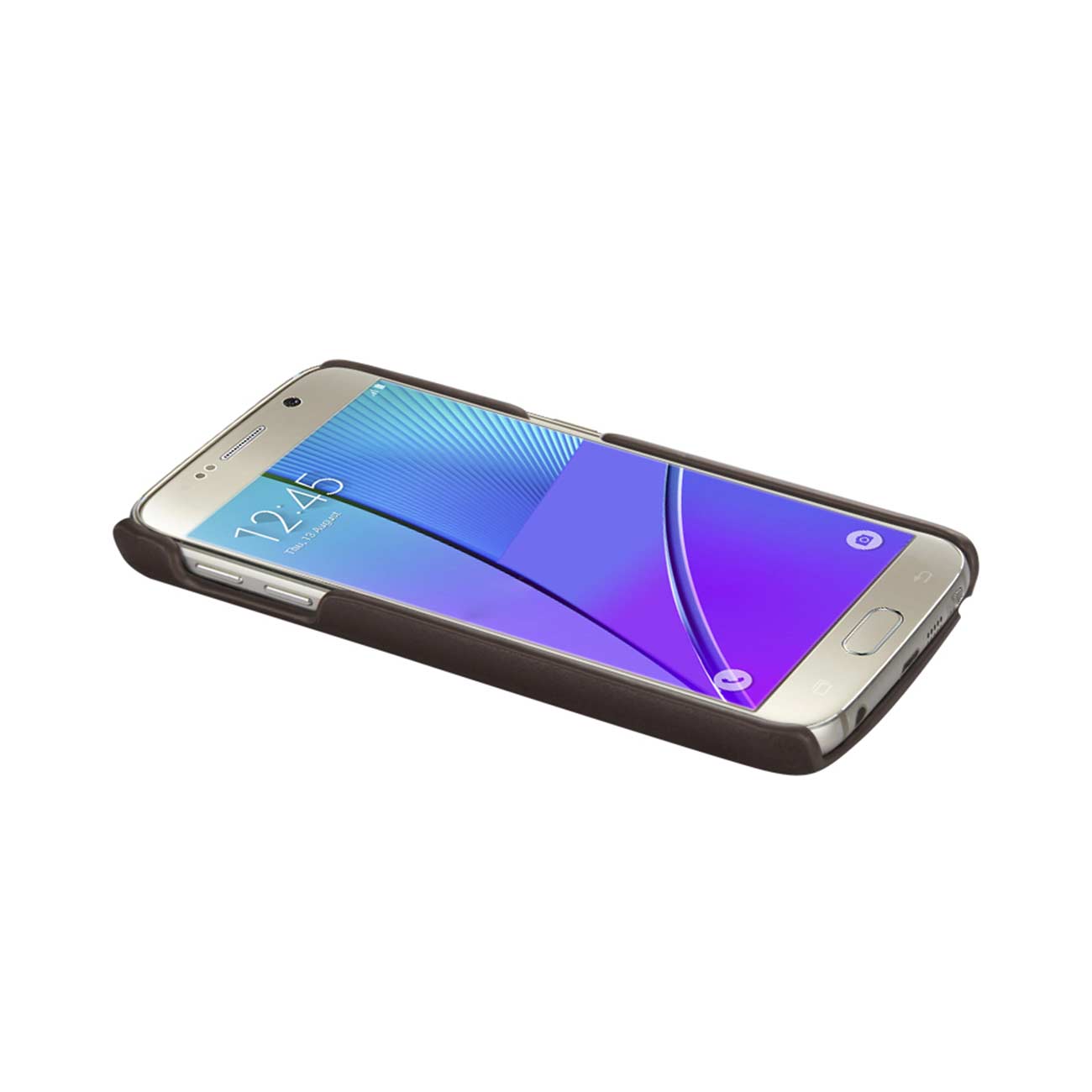 Samsung Galaxy Note 5 Rfid Genuine Leather Case Protection And Key Holder In Umber