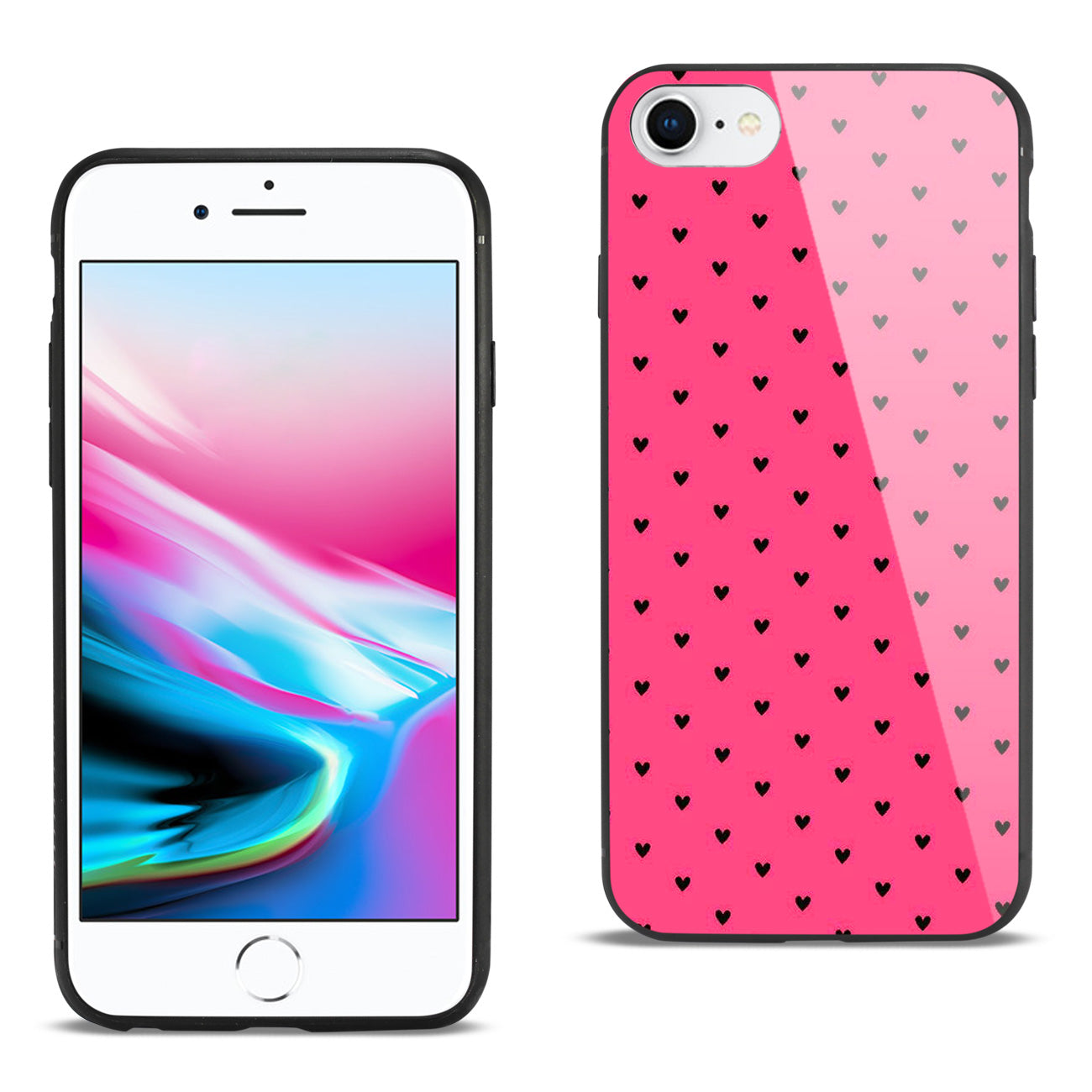 Case TPU Hard Glass Design iPhone 7/8/SE2