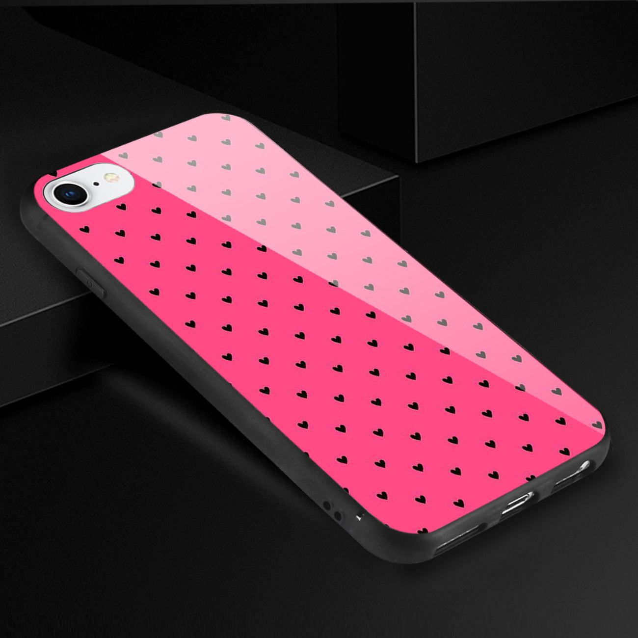 Case TPU Hard Glass Design iPhone 7/8/SE2