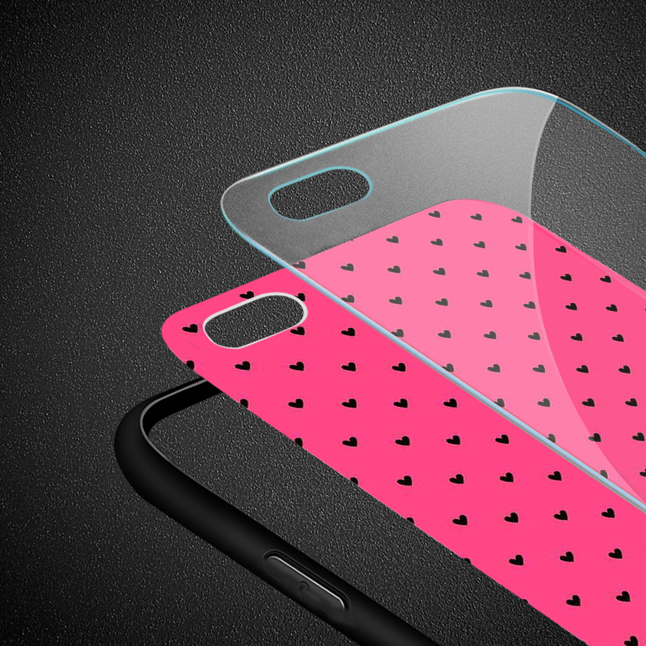Case TPU Hard Glass Design iPhone 7/8/SE2