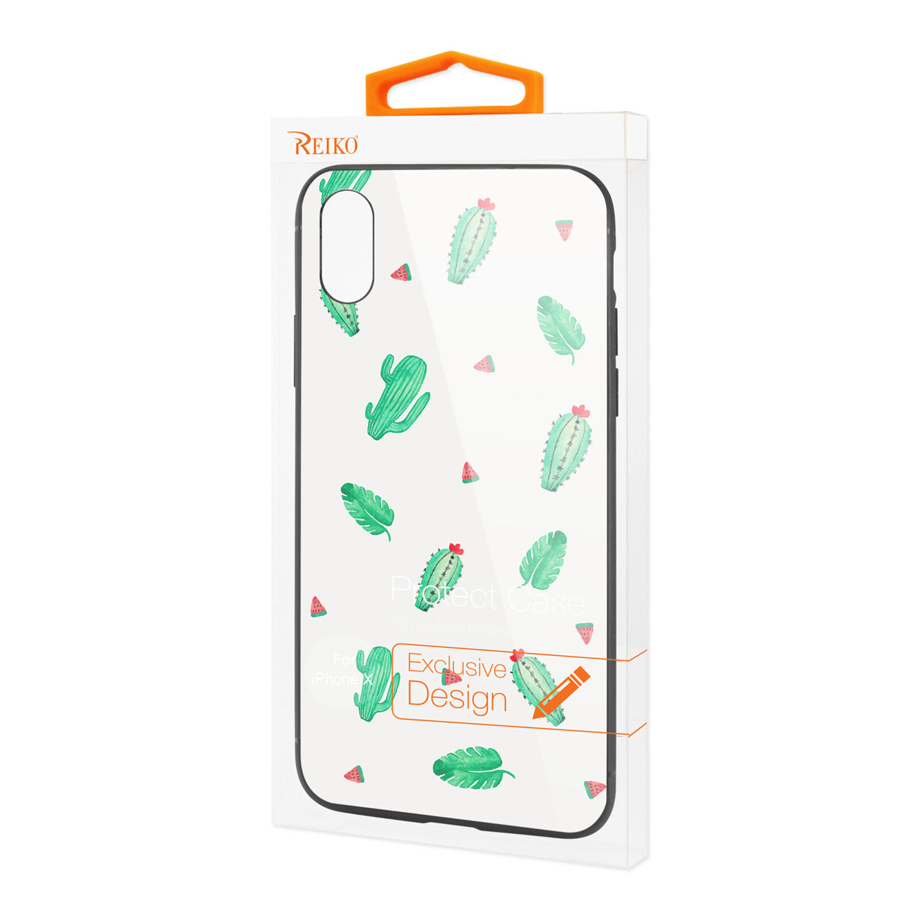 Case TPU Hard Glass Design iPhone X/ XS