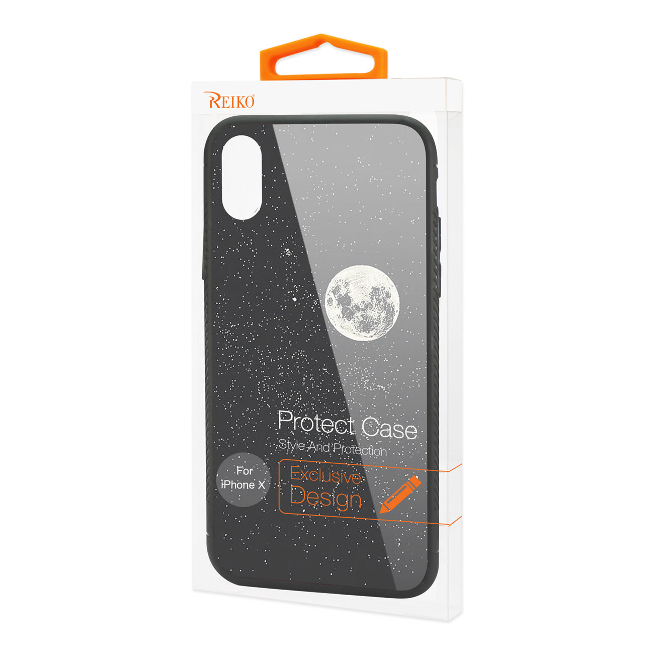 Case TPU Hard Glass Design With Universe Pattern iPhone X/iPhone XS