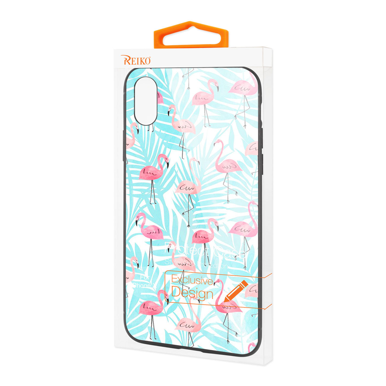 Case TPU Hard Glass Design iPhone X/XS