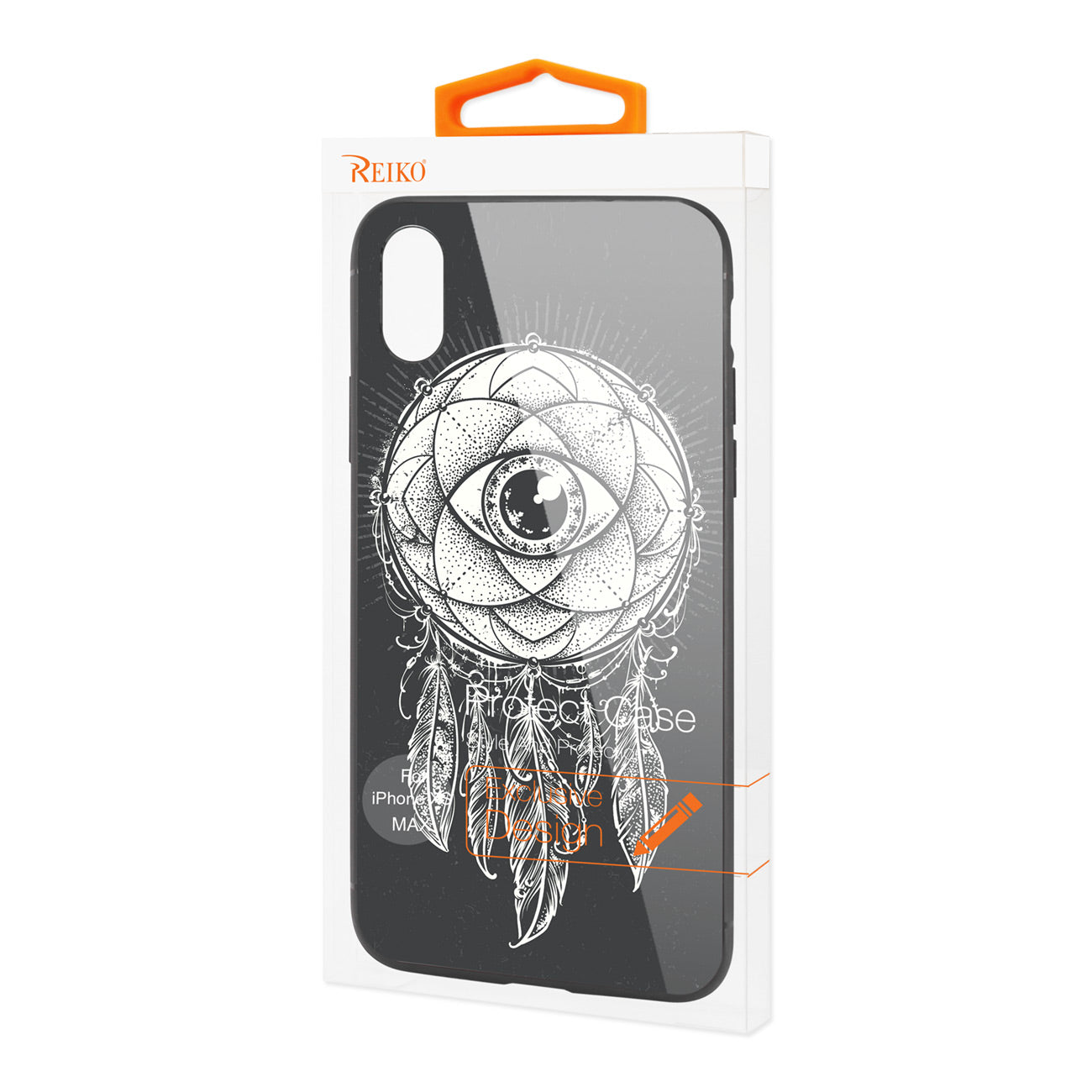 Case TPU Hard Glass Design iPhone XS Max