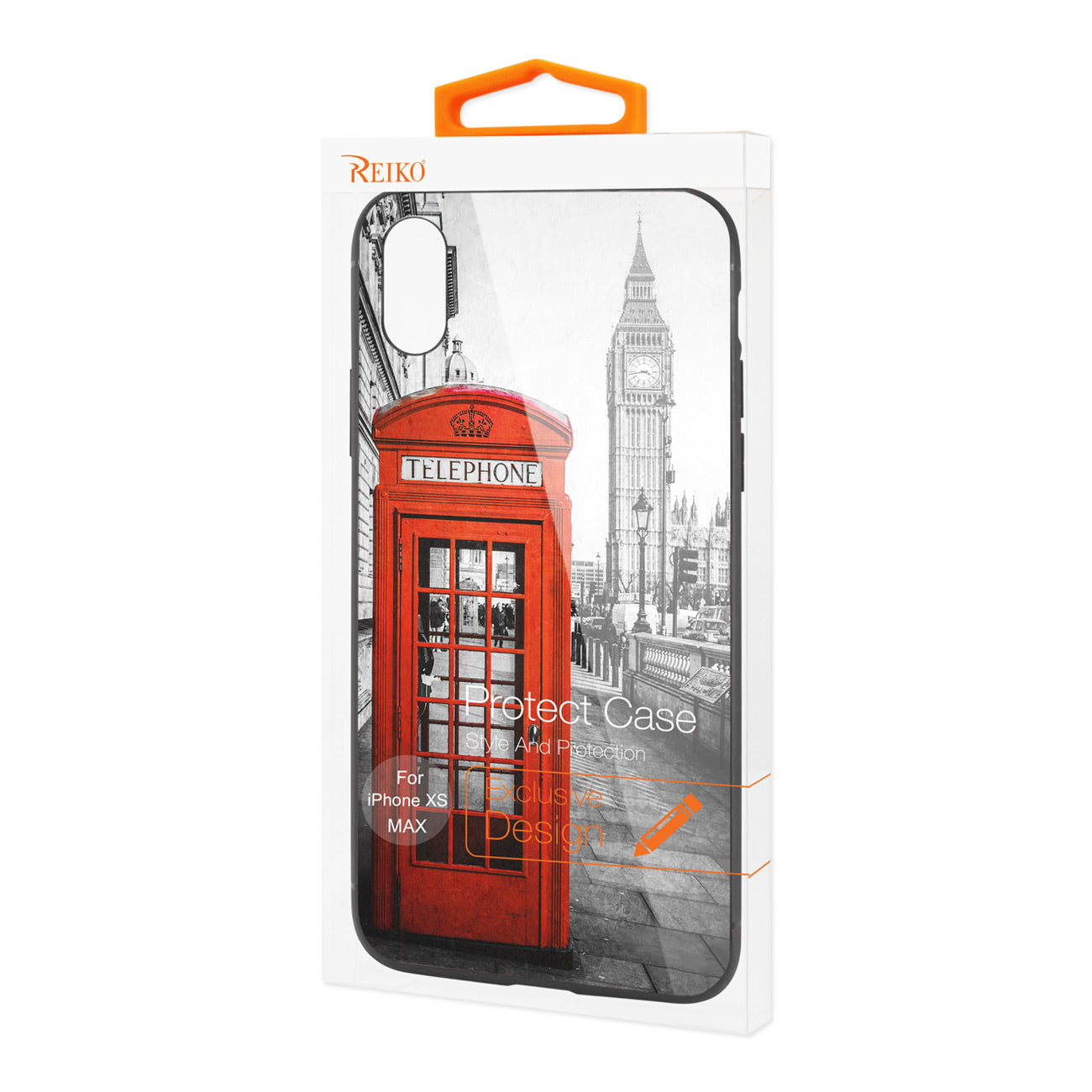Case TPU Hard Glass Design Reiko iPhone XS Max