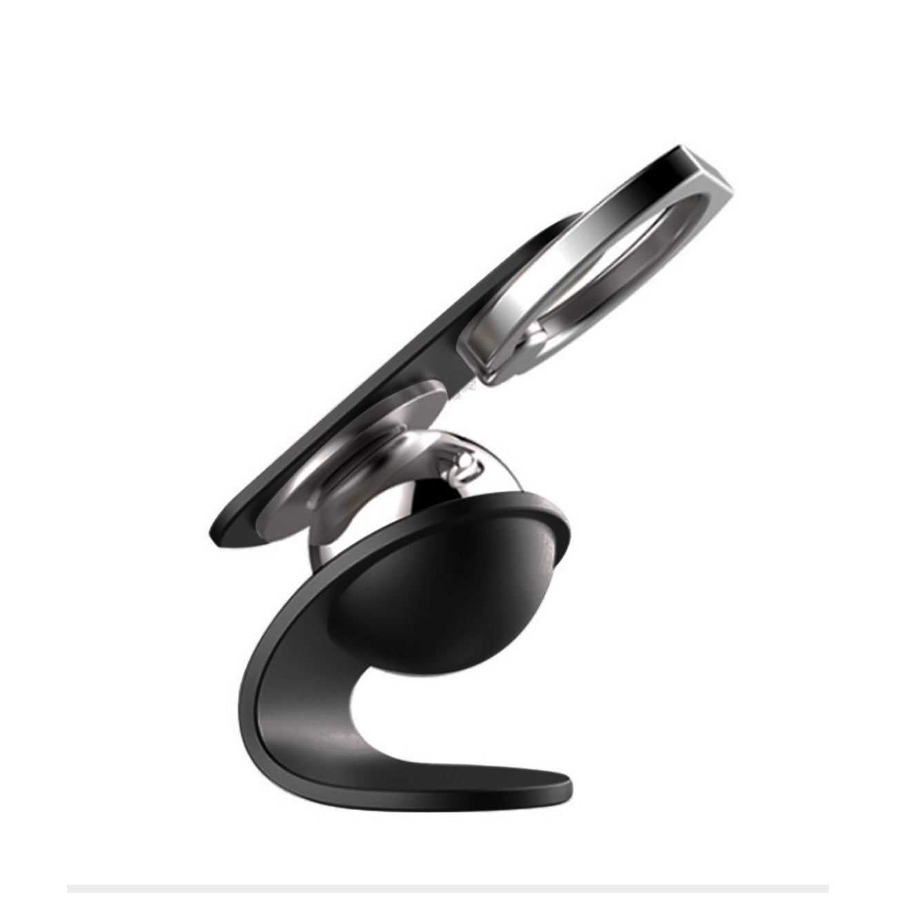 Car Holder Magnet 360 Degree Rotating Black Color