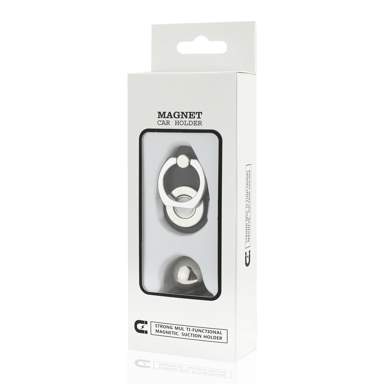 Car Holder Magnet 360 Degree Rotating Black Color