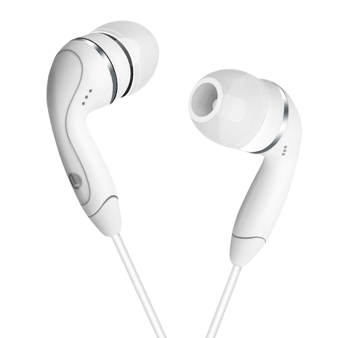 Headphones In-Ear With Mic Reiko White Color