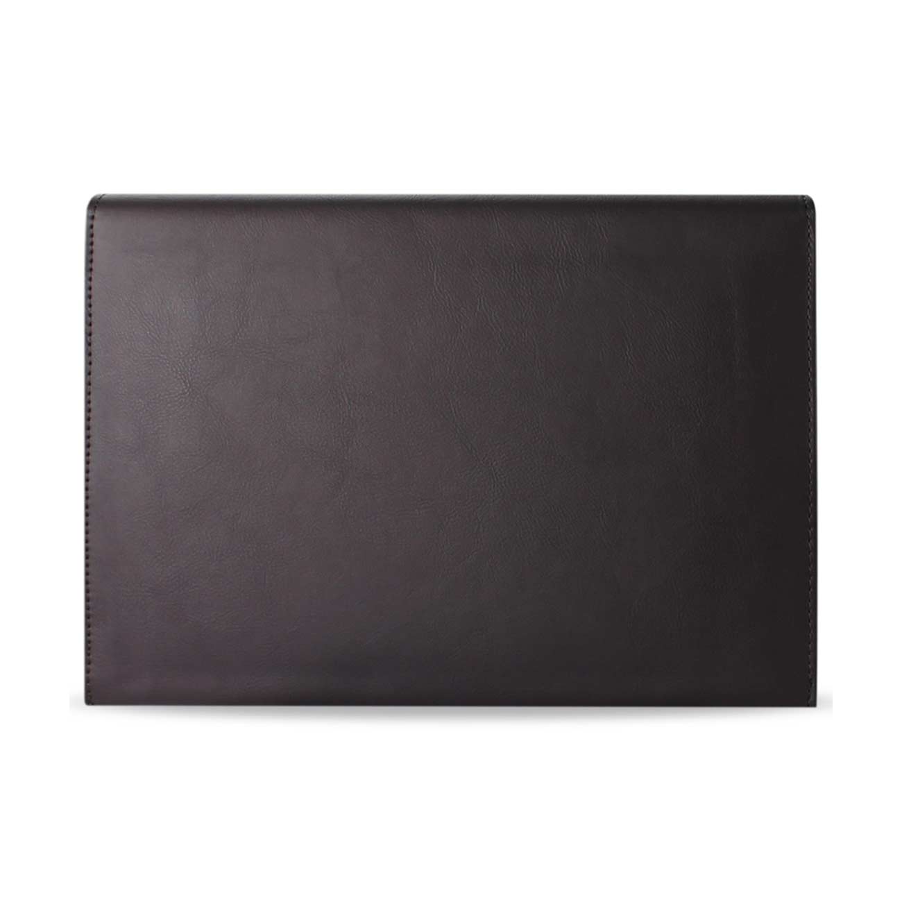 REIKO PREMIUM LEATHER CASE POUCH FOR 10.1INCHES IPADS AND TABLETS In BROWN