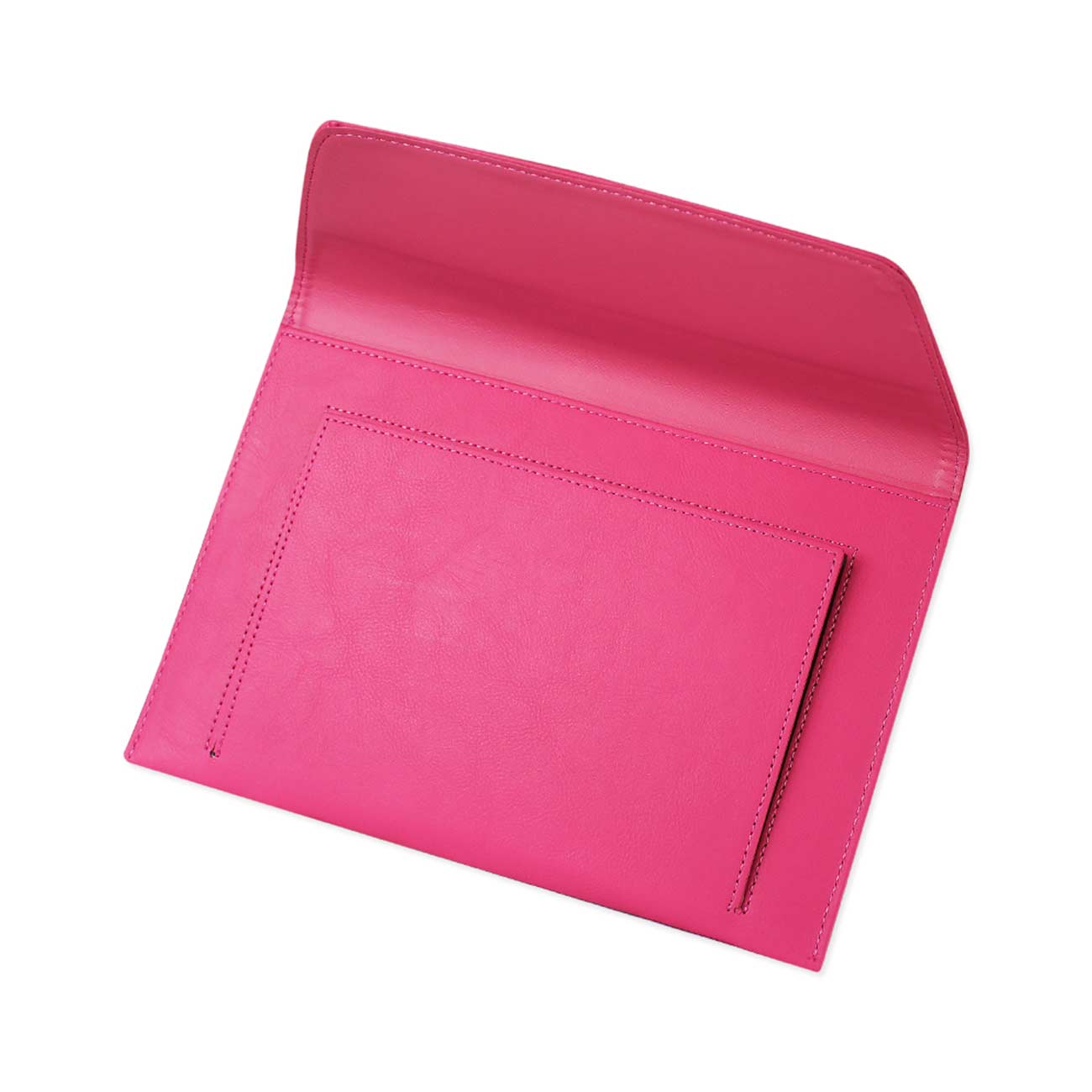 Reiko Premium Leather Case Pouch For 10.1Inches Ipads And Tabletshot Pink