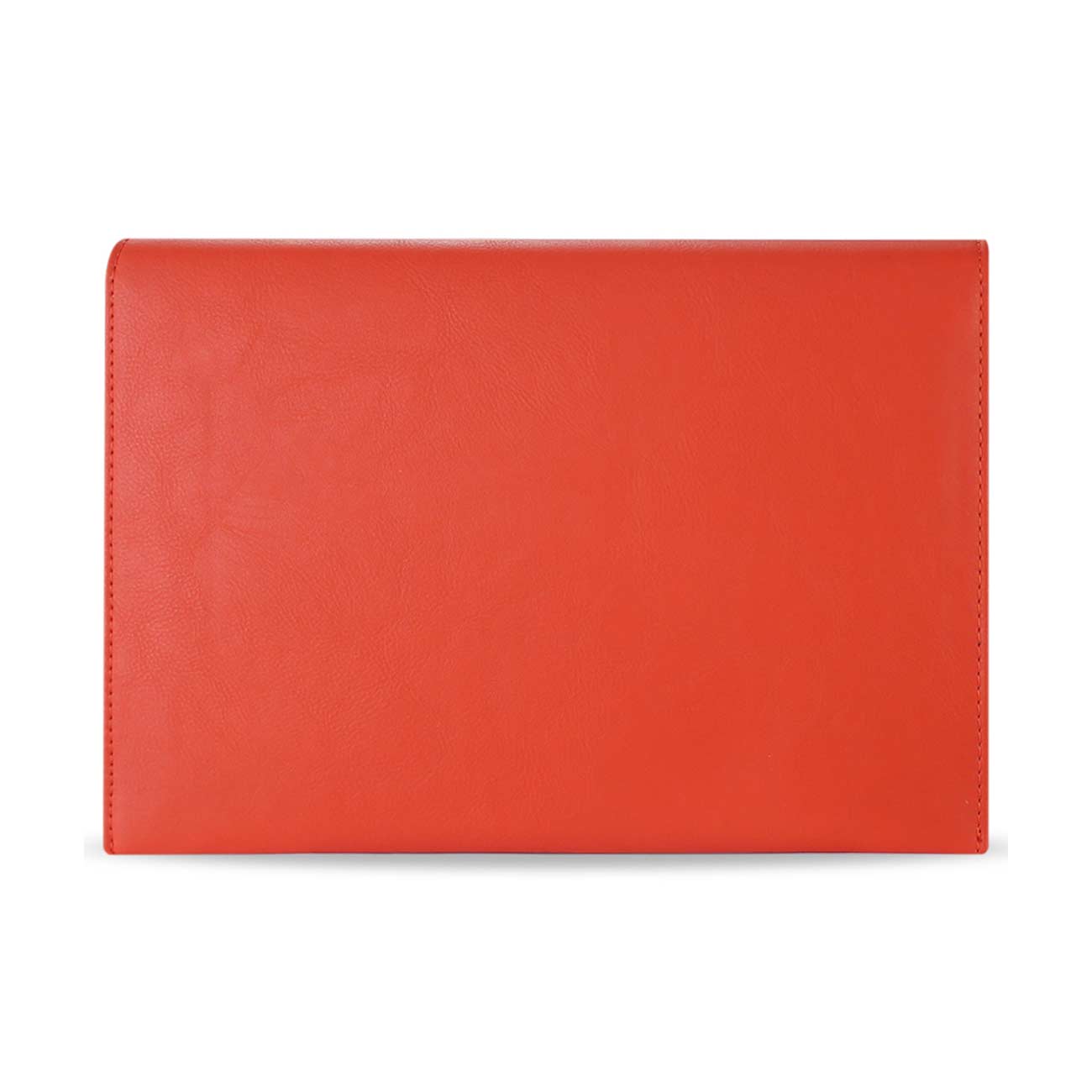 REIKO PREMIUM LEATHER CASE POUCH FOR 10.1INCHES IPADS AND TABLETS In ORANGE