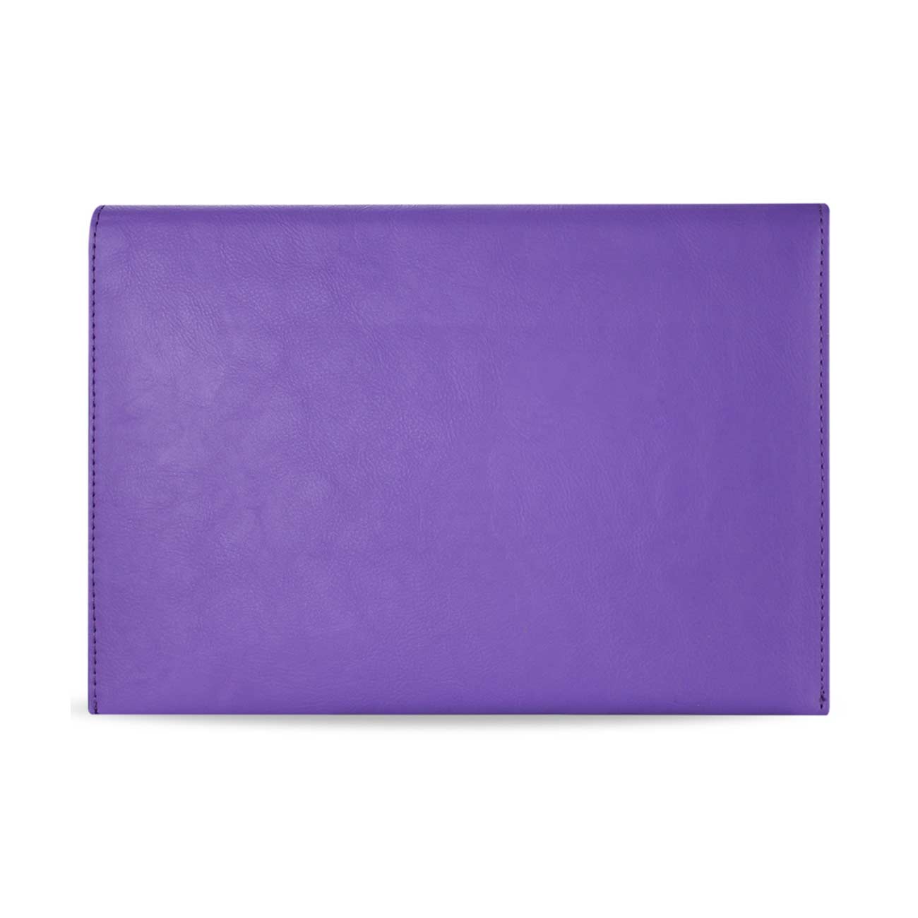 REIKO PREMIUM LEATHER CASE POUCH FOR 10.1INCHES IPADS AND TABLETS In PURPLE