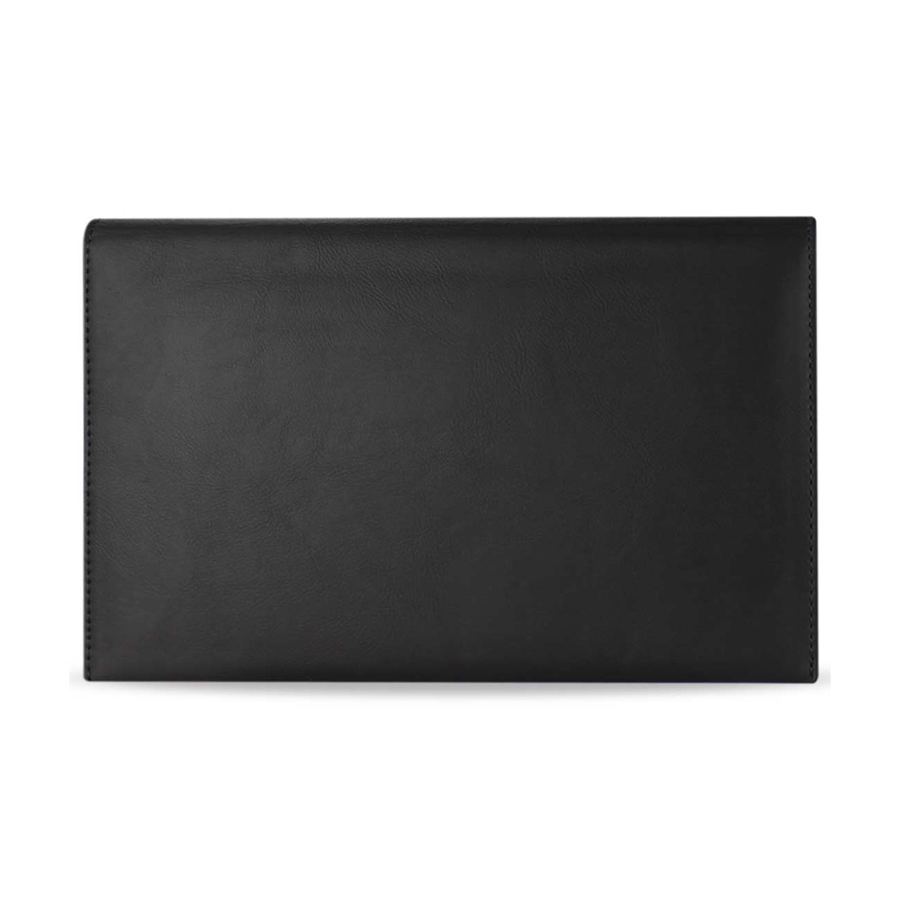 REIKO PREMIUM LEATHER CASE POUCH FOR 11.6INCHES IPADS AND TABLETS In BLACK
