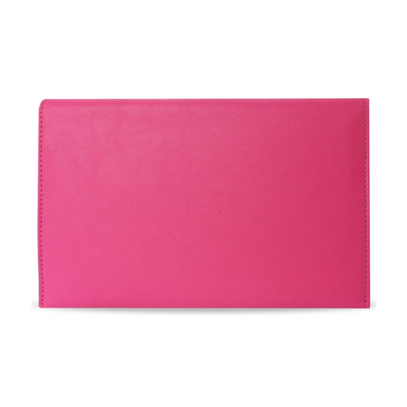 REIKO PREMIUM LEATHER CASE POUCH FOR 11.6INCHES IPADS AND TABLETS In HOT PINK