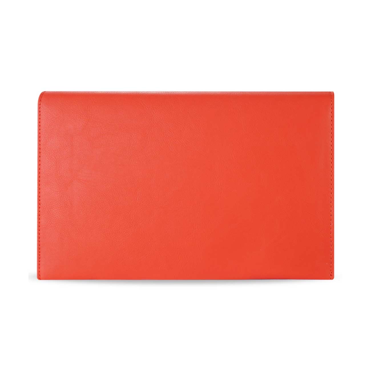 REIKO PREMIUM LEATHER CASE POUCH FOR 11.6INCHES IPADS AND TABLETS In ORANGE
