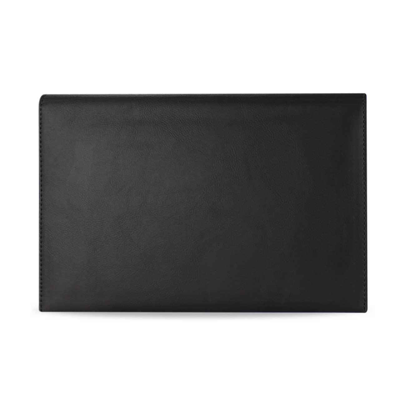 REIKO PREMIUM LEATHER CASE POUCH FOR 7INCHES IPADS AND TABLETS In BLACK