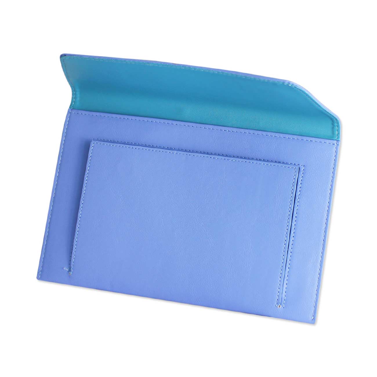 REIKO PREMIUM LEATHER CASE POUCH FOR 7INCHES IPADS AND TABLETS In BLUE