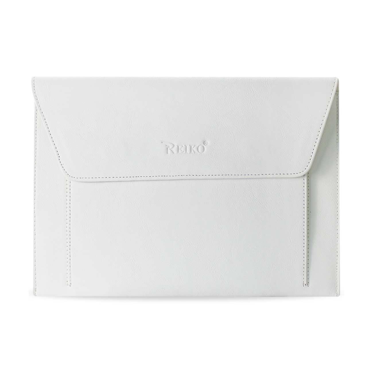 PREMIUM LEATHER CASE POUCH FOR 8.2INCHES IPADS AND TABLETS In WHITE