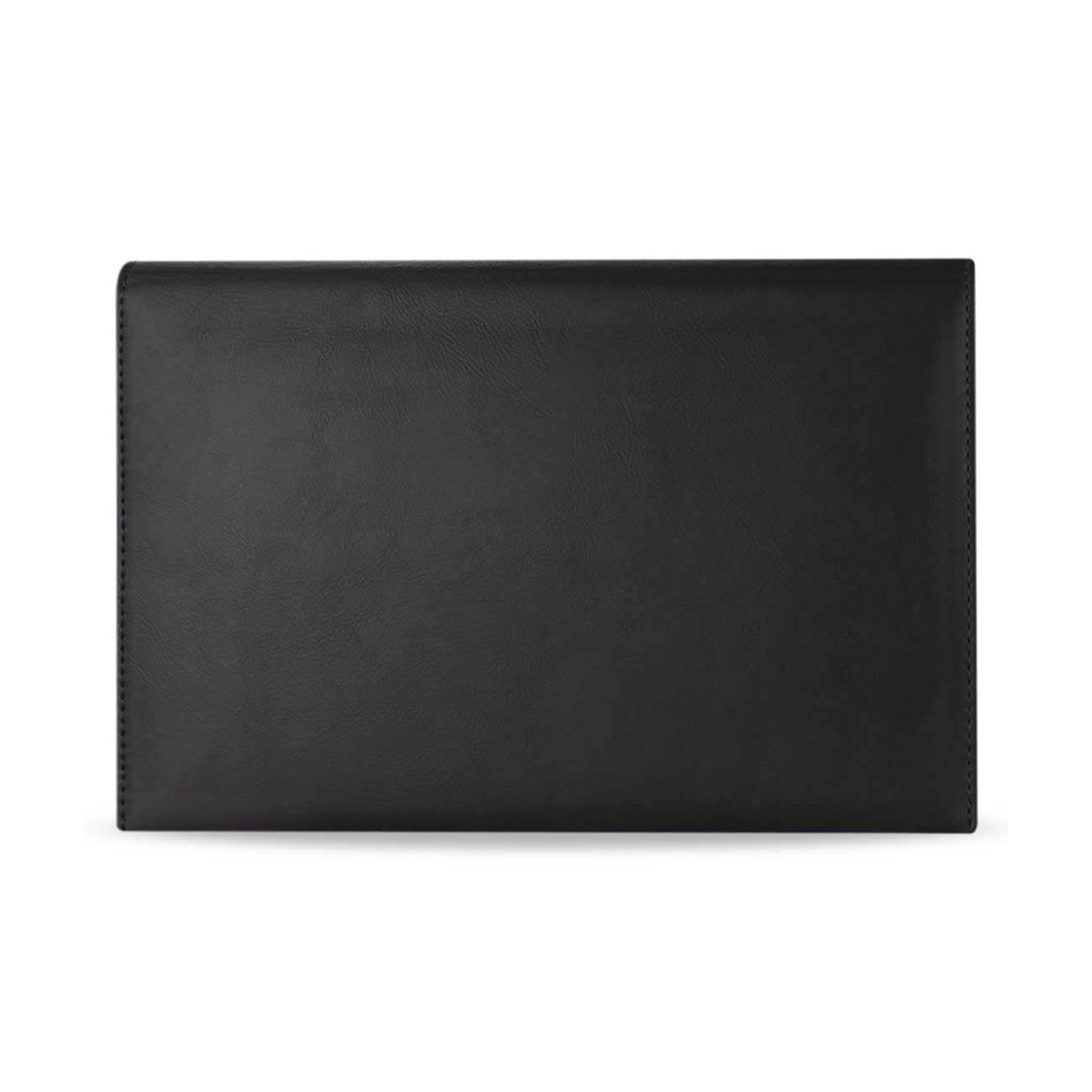 REIKO PREMIUM LEATHER CASE POUCH FOR 8.9INCHES IPADS AND TABLETS In BLACK