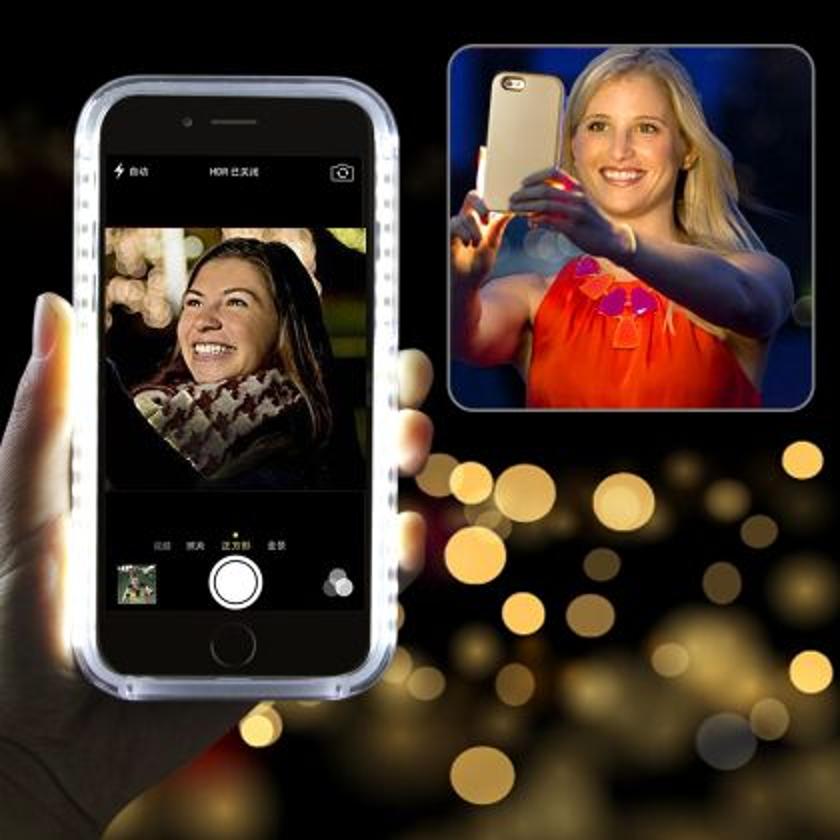 Case Illuminated LED Selfie Light Up iPhone 6/ 6S Gold Color