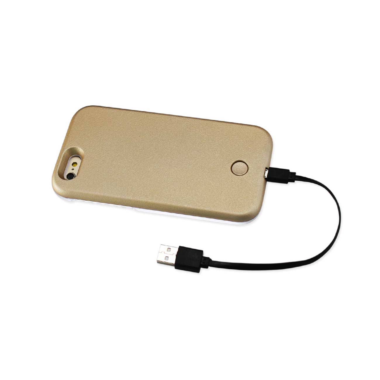 Case Illuminated LED Selfie Light Up iPhone 6/ 6S Gold Color