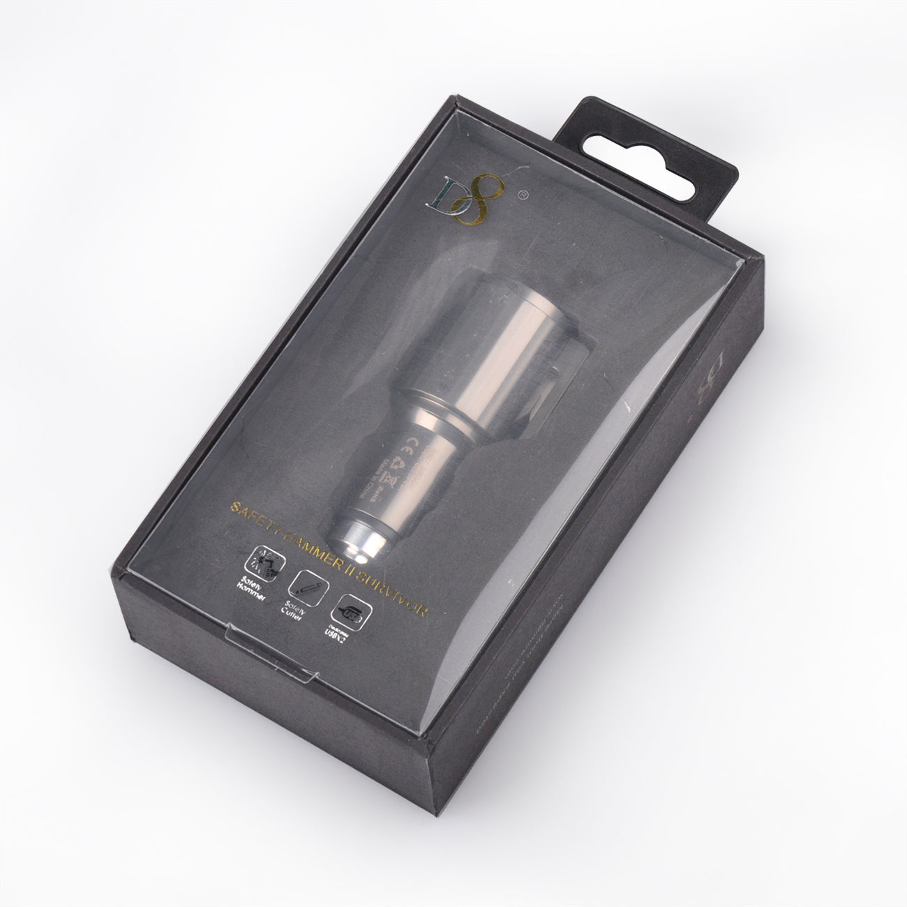 Quick Car Charger, 4.8A Dual USB Fast car charger with Life Guard Charge Technology In Gray