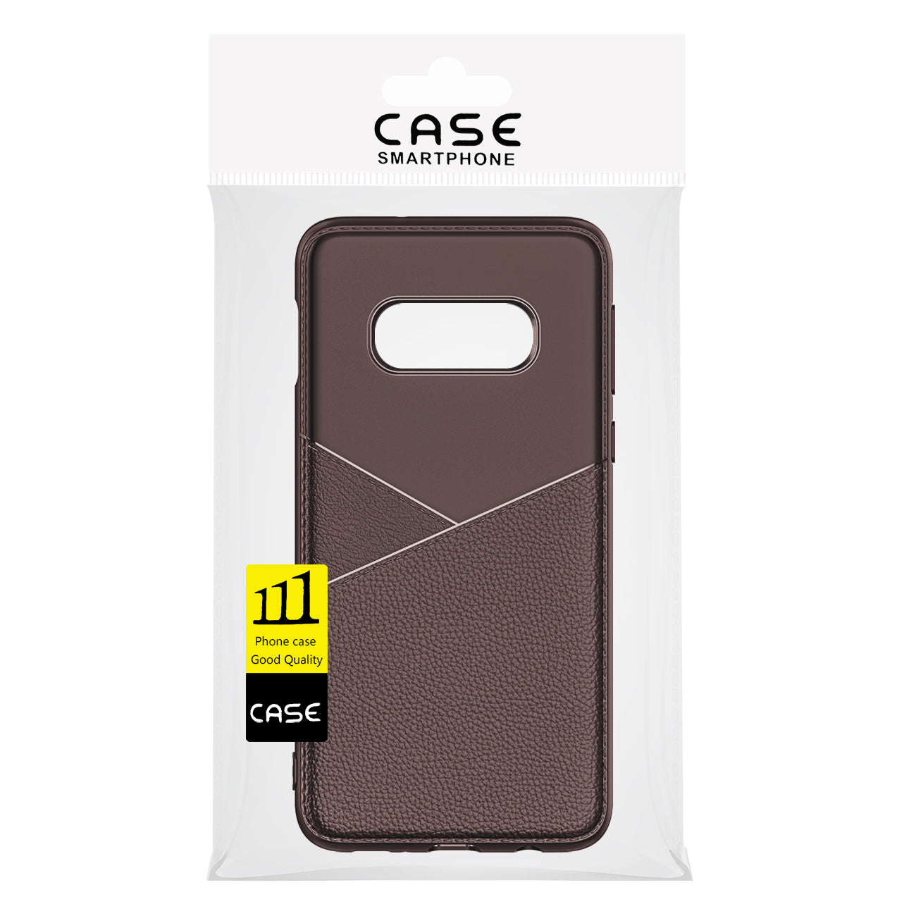 SAMSUNG GALAXY S10 Lite(S10e) TPU Leather feel Case Leather Fit Flexible Slim Premium Case in Brown