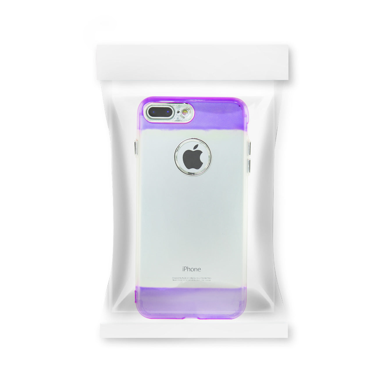 Cover Bumper TPU Soft Protective Flexible Colorful Apple iPhone 7Plus/ 8Plus 5.5 Inch Purple Color