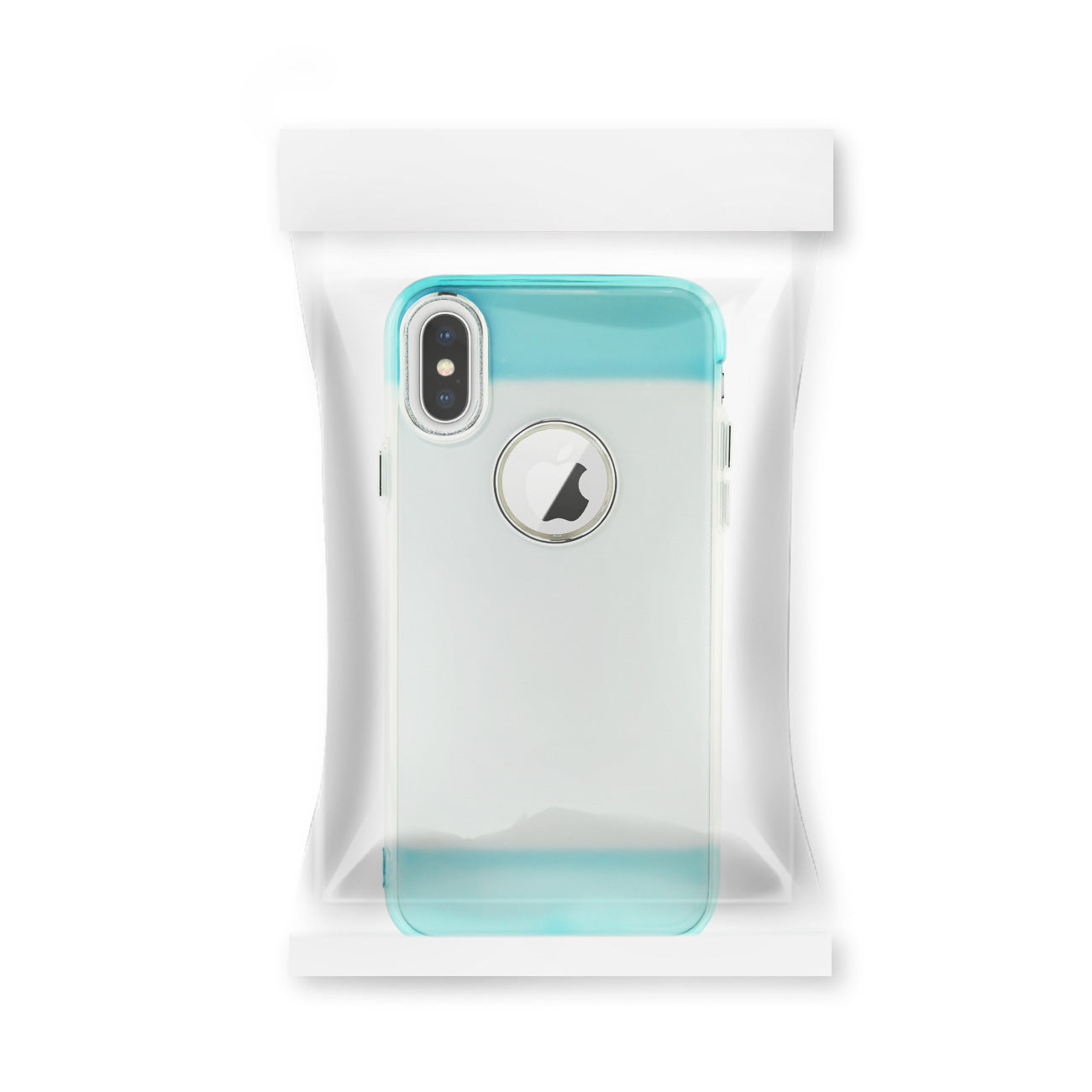 Cover Bumper TPU Soft Protective Flexible Colorful Apple iPhone X 5.8 Blue Color