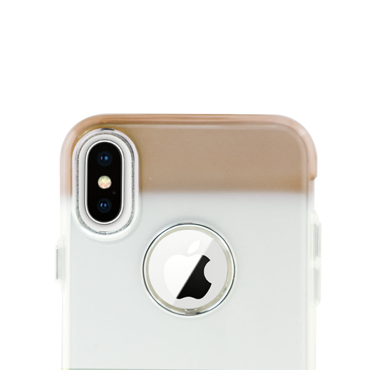 Cover Bumper TPU Soft Colorful Protective Flexible Apple iPhone X 5.8 Inch Brown Color