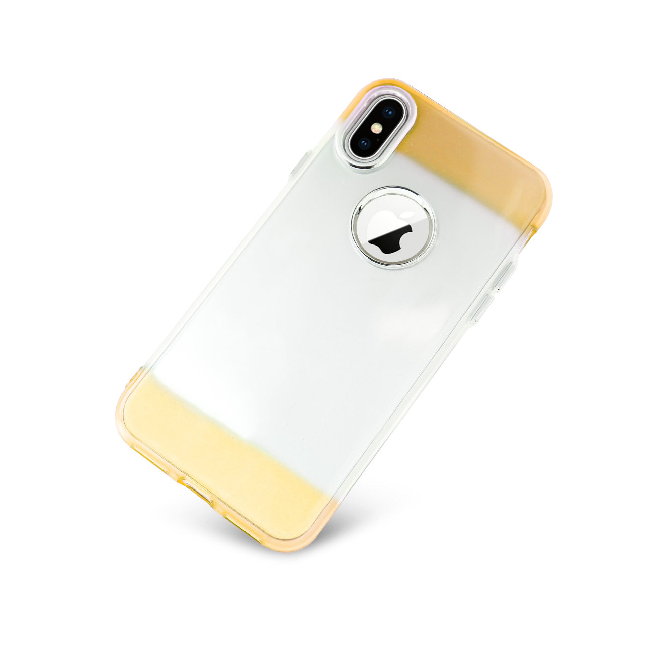 Colorful Protective Flexible Soft TPU Bumper Cover for Apple iPhone X 5.8 inch In Gold