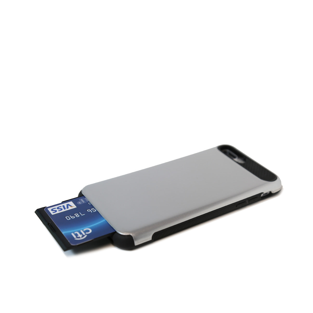 Case Protective Hybrid Dual Layer iPhone 7 Plus/ 8 Plus Silver Color