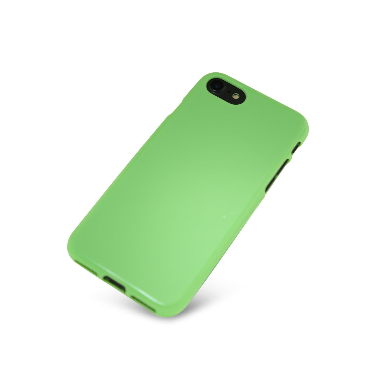 Case Slim Colorful Jelly iPhone 7 Plus/ 8 Plus Green Color