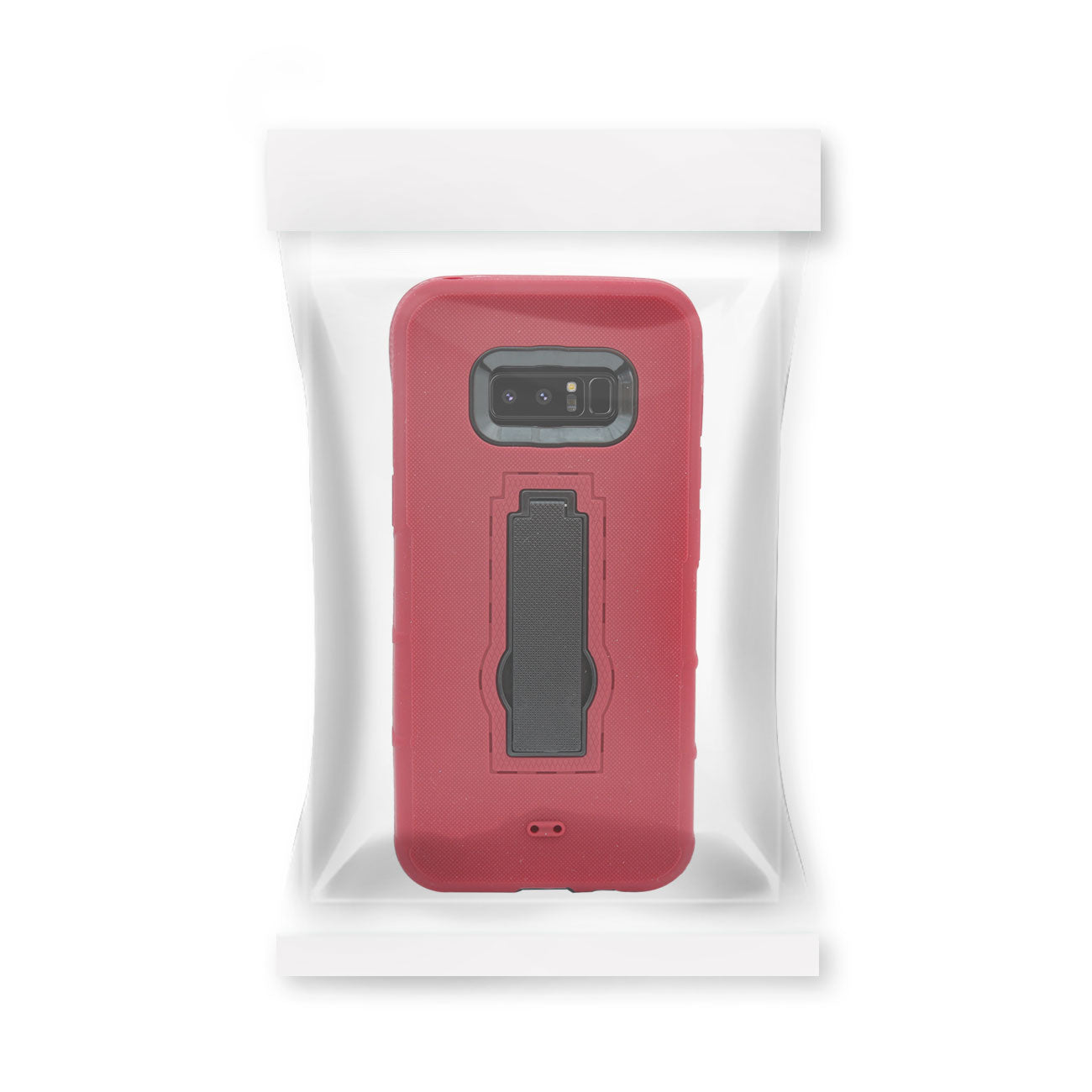 Case Protective Hybrid Dual Layer Kick-Stand Samsung Galaxy Note 8 Red Color