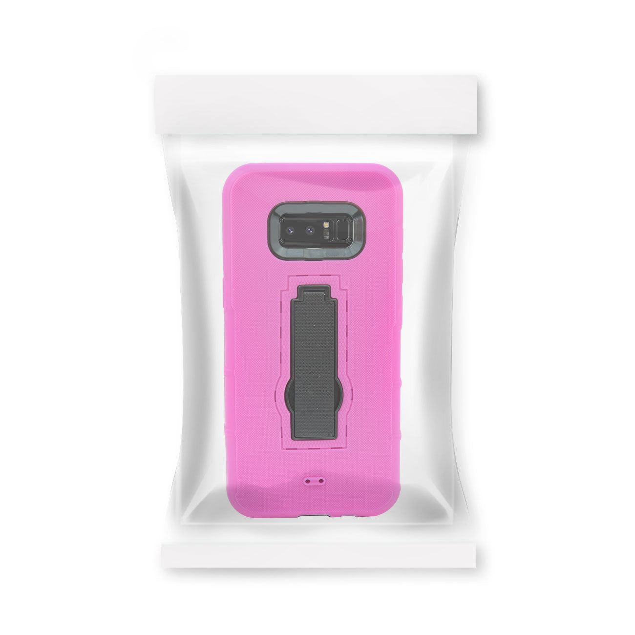 Case Protective Hybrid Dual Layer Kick-Stand Samsung Galaxy S8 EDGE/ S8 Plus Hot Pink Color