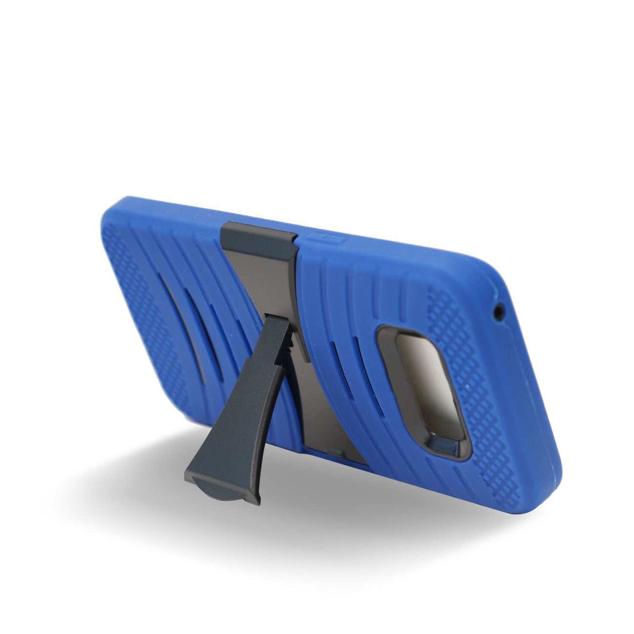 Case Protective Hybrid Dual Layer Kick-Stand Samsung Galaxy S8 EDGE/ S8 Plus Blue Color