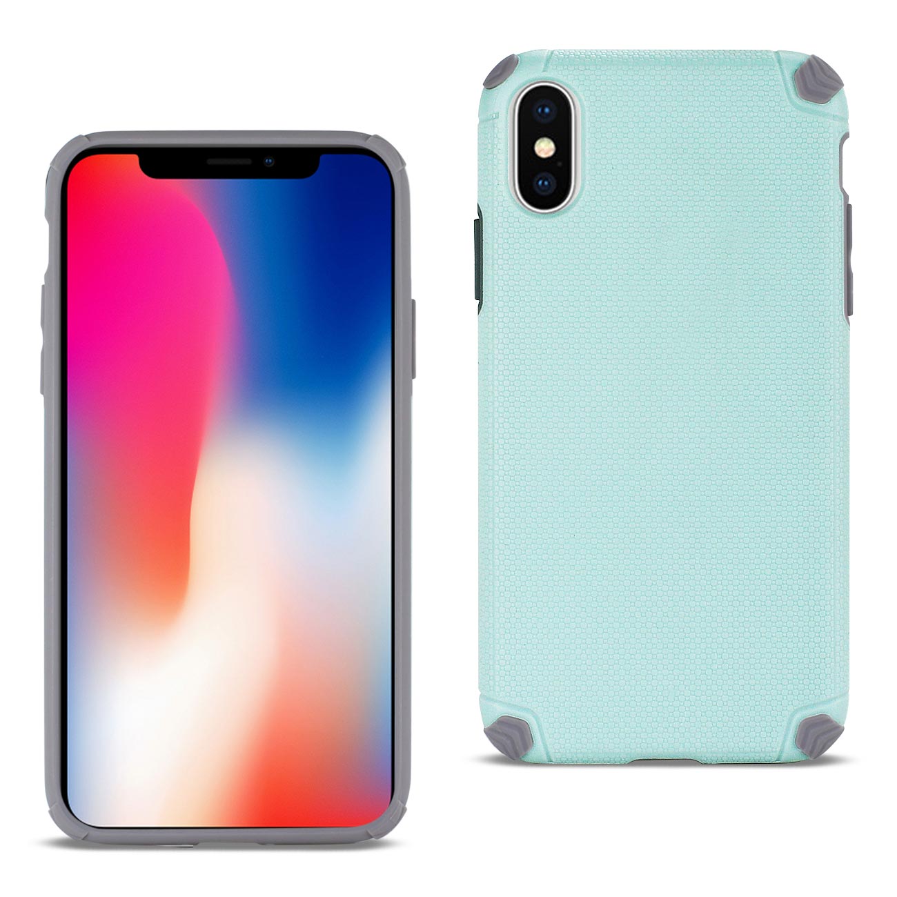 iPhone X Dual Layer Colorful Shockproof Case