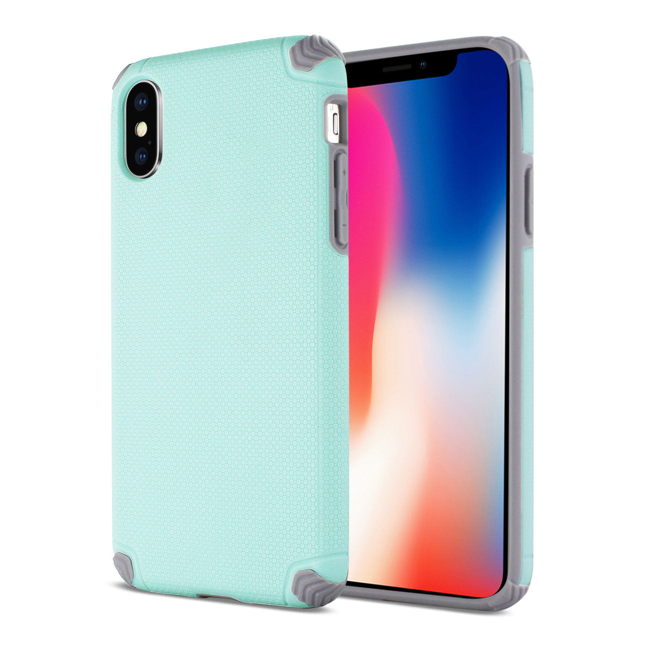 iPhone X Dual Layer Colorful Shockproof Case