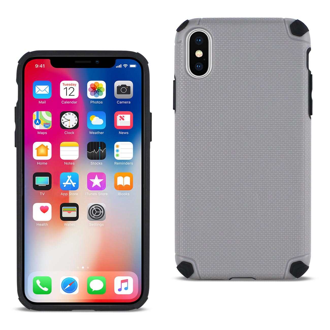 iPhone X Dual Layer Colorful Shockproof Case