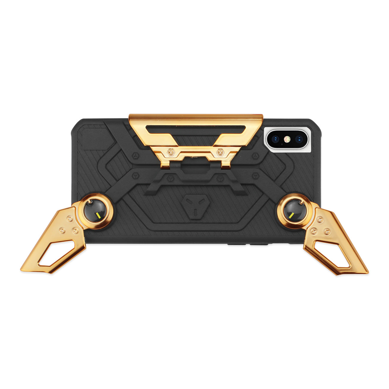 Phone Case Crab Smart With Foldable Joystick And Holder iPhone X Gold Color
