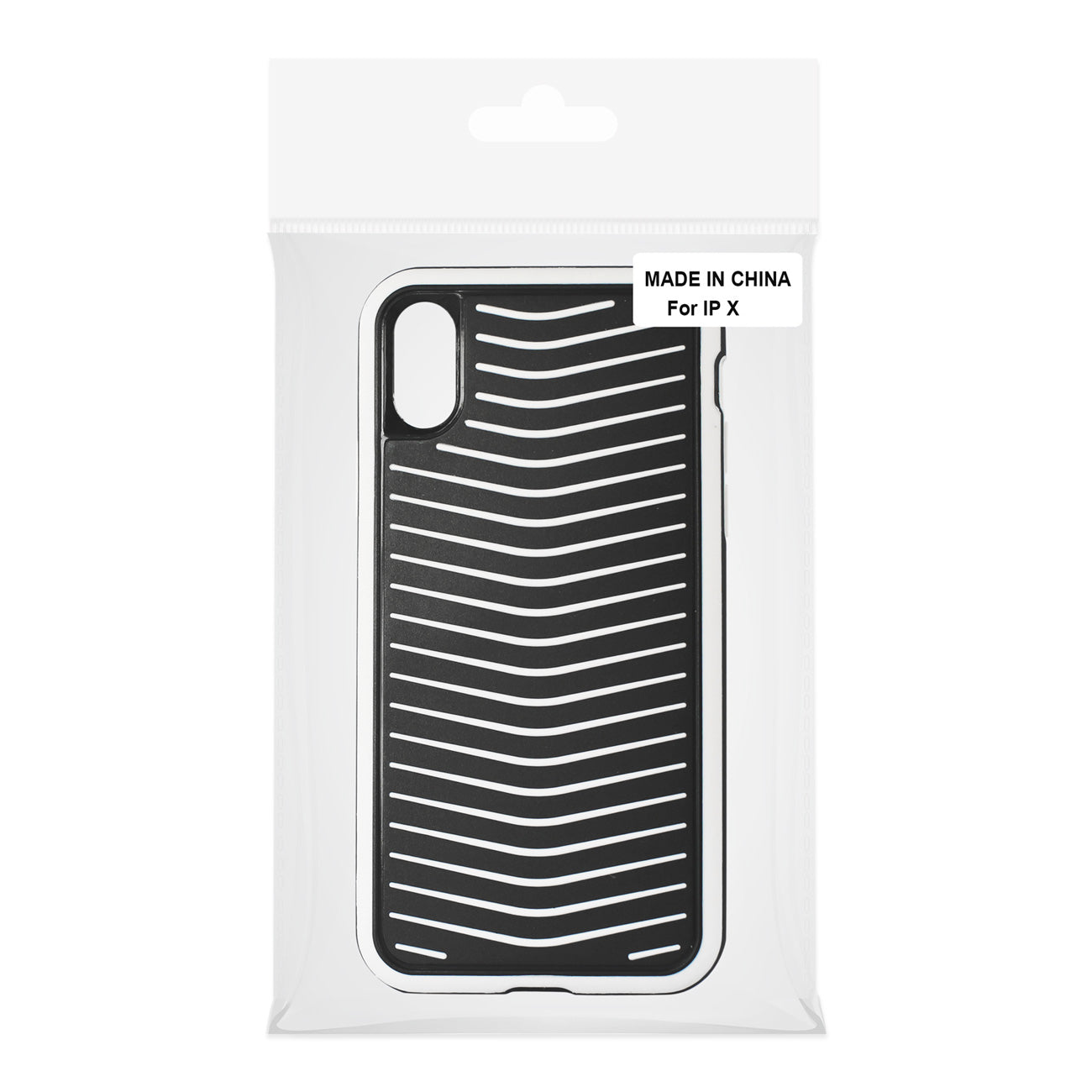 iPhone X Grip Case Multi Layer Protection Cover In Black And White