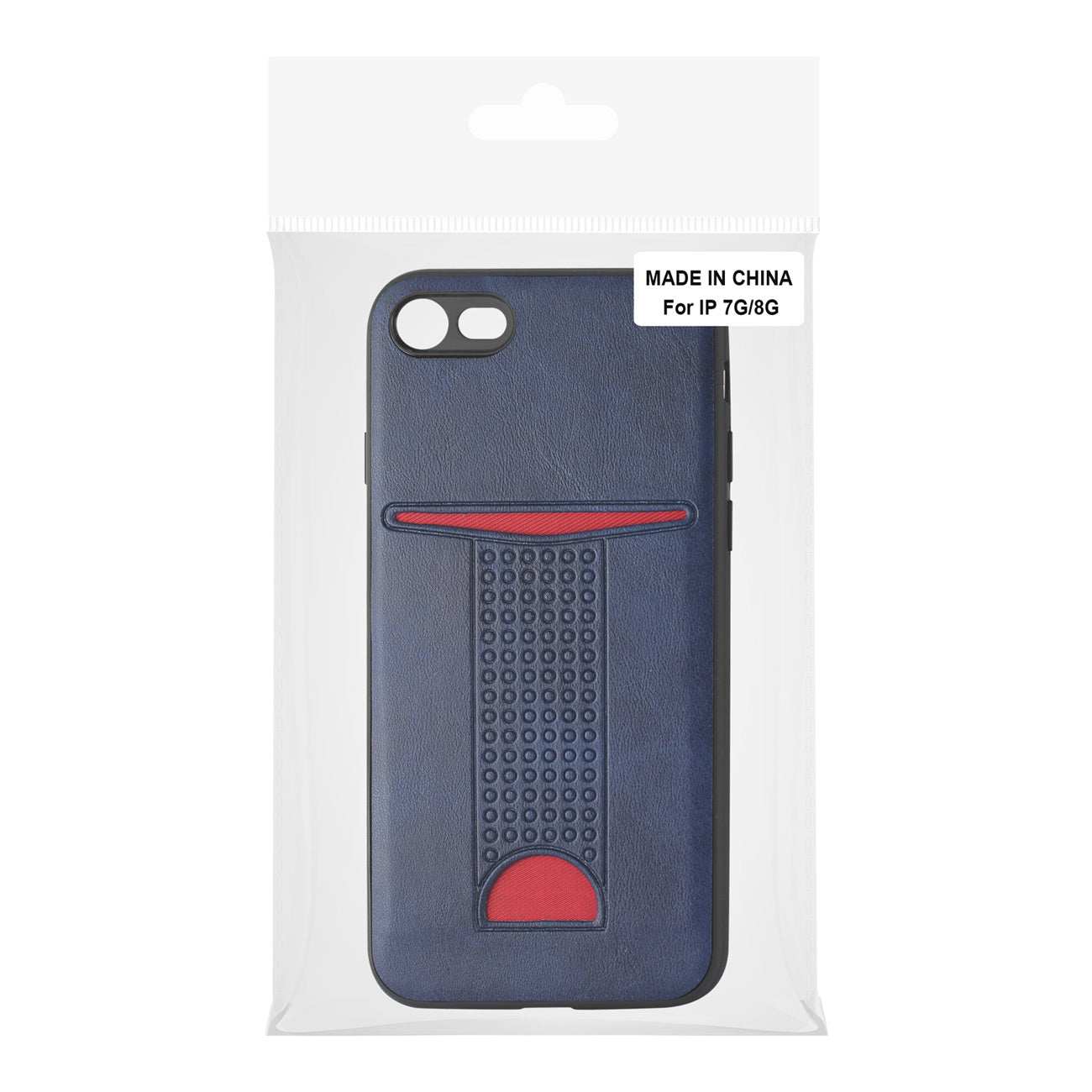 Wallet Case Slim Shockproof Protective Cover With Card Holder Slot iPhone 7/ 8/ SE2/ 6/ 6S Navy Color