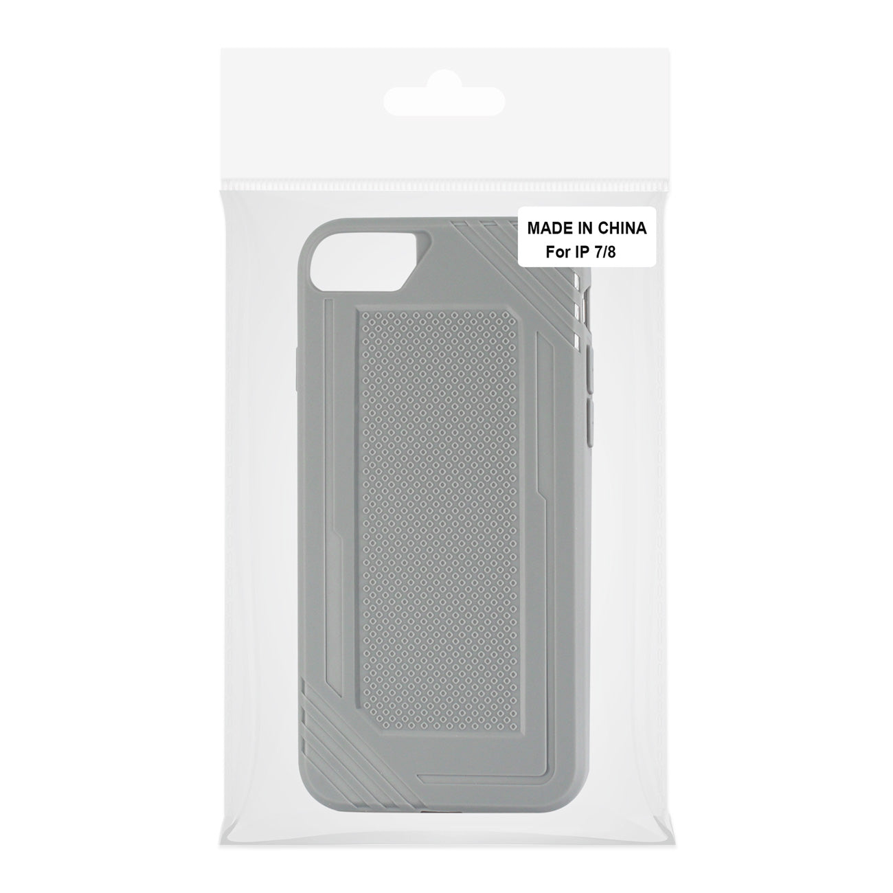 Case Armor Bumper TPU Soft Strong Rubber Slim-Fit Flexible Anti-Slip Grip iPhone 7/8/SE2 Gray Color