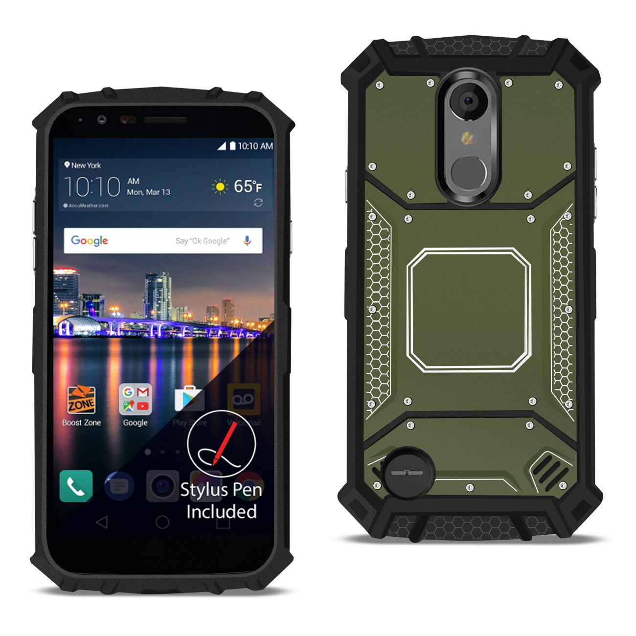 LG ARISTO 3 Metallic Front Cover Case In Gray