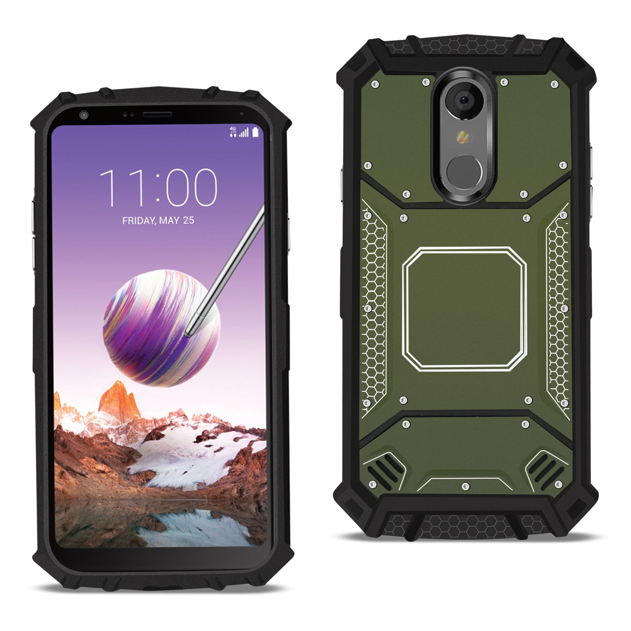 LG STYLO 4 Metallic Front Cover Case In Gray