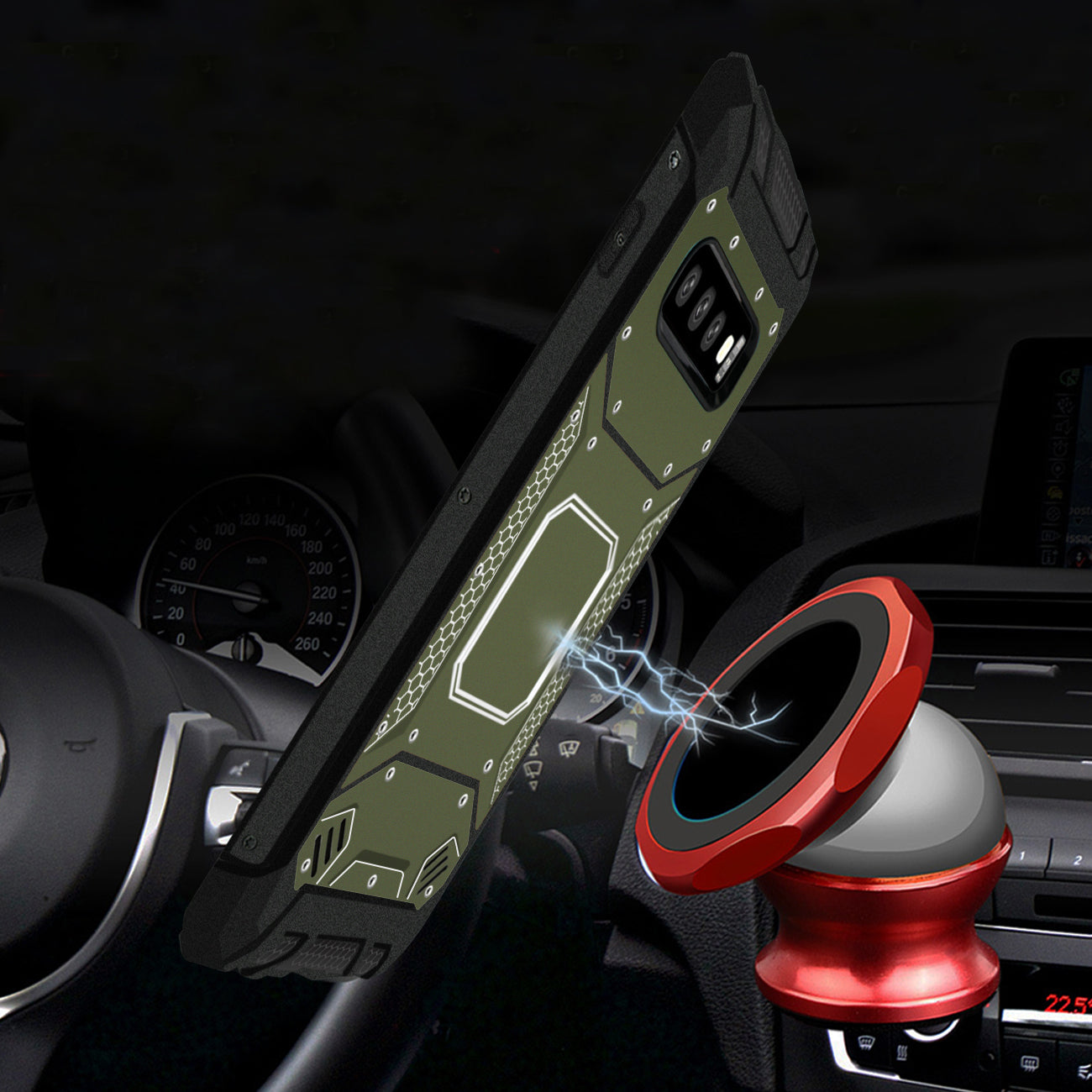 Case Front Cover Metallic Samsung S10 Plus Gray Color