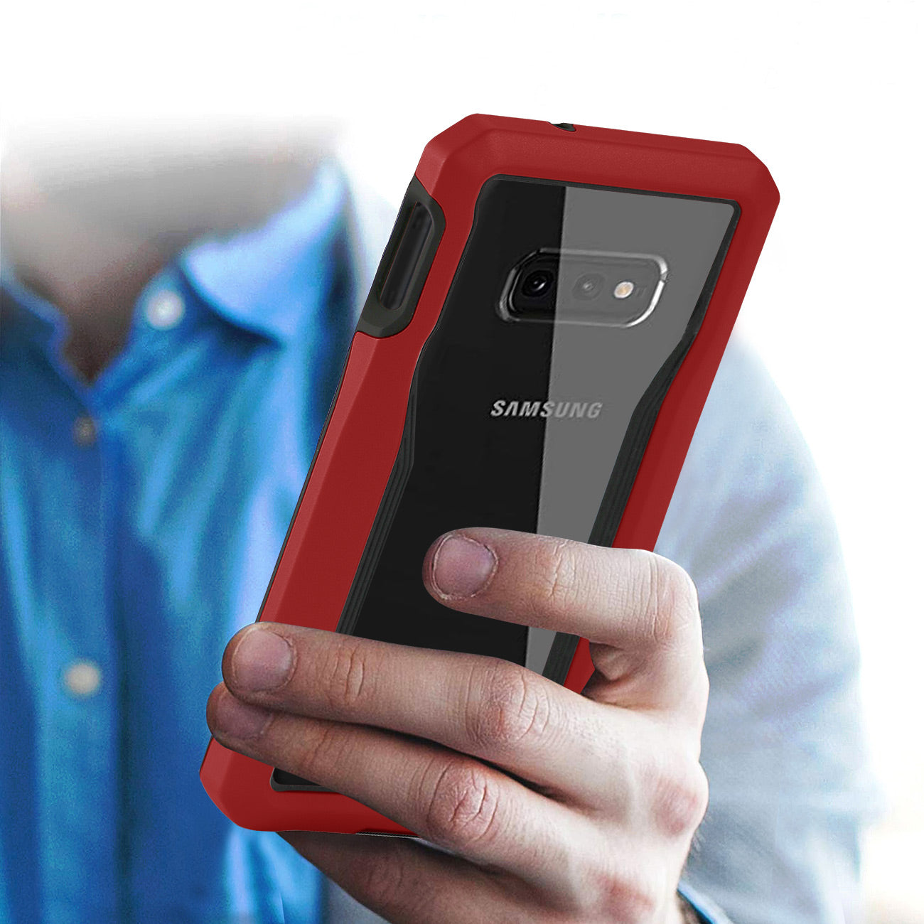 Cover Protective Samsung Galaxy S10E Red Color
