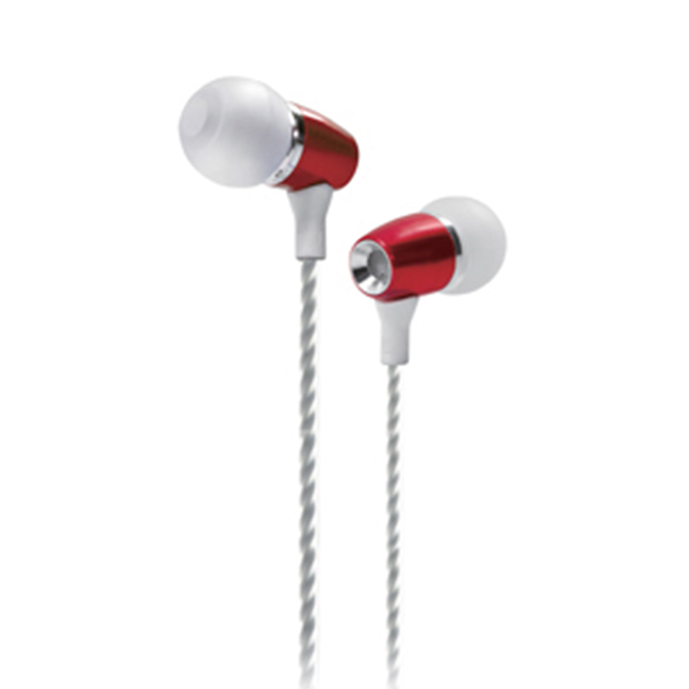 Headphones Headsets Earbuds Wired In-Ear Bass H350 With Microphone Stereo Red Color