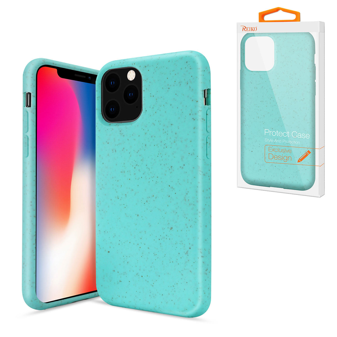 APPLE IPHONE 11 PRO MAX Wheat Bran Material Silicone Phone Case In Blue