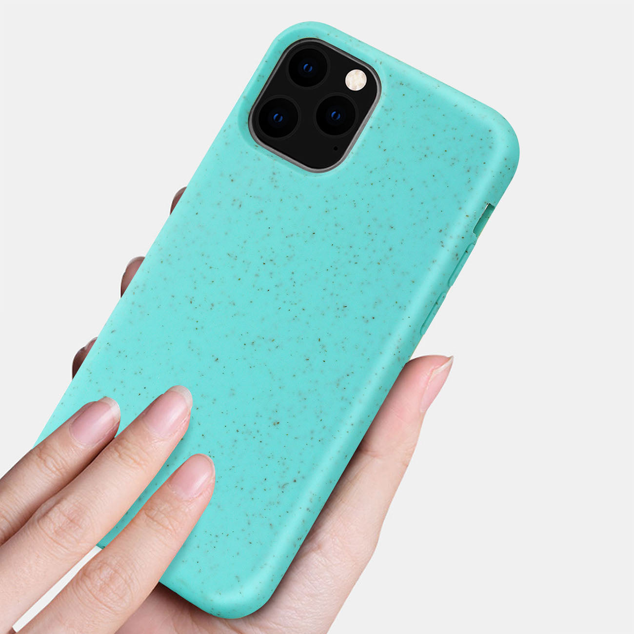 APPLE IPHONE 11 PRO MAX Wheat Bran Material Silicone Phone Case In Blue